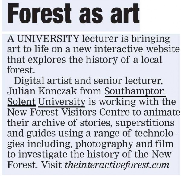julian, konczak, forest, southern daily echo